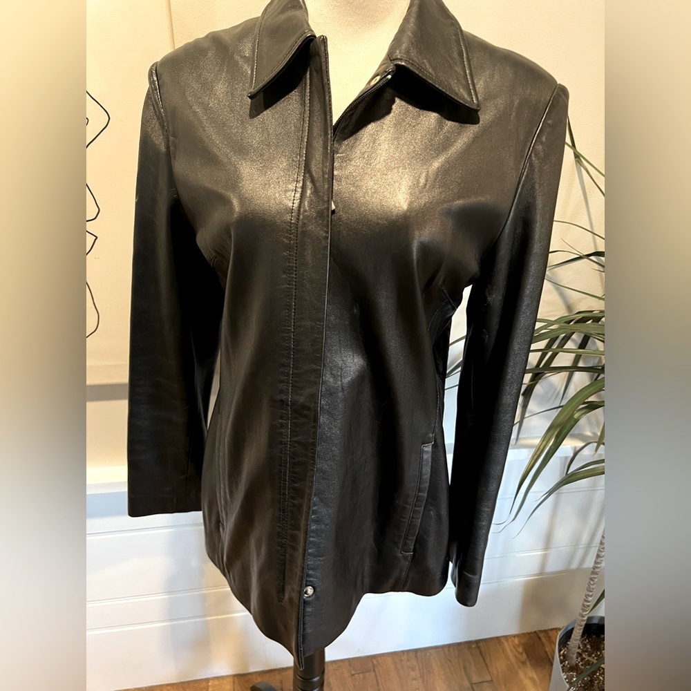 Kenneth Cole buttery soft leather shocker (shirt/jacket) medium